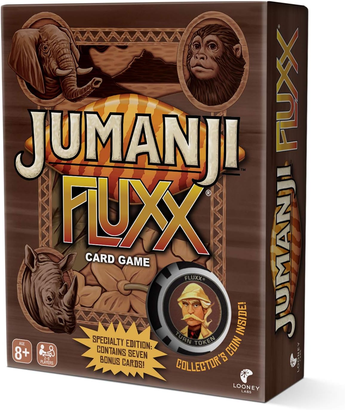 Jumanji Fluxx Card Game - WiredVillage Games - Wiredvillage Games